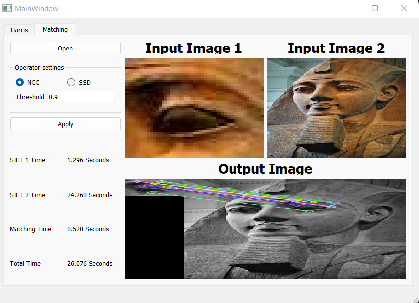 SIFT features example